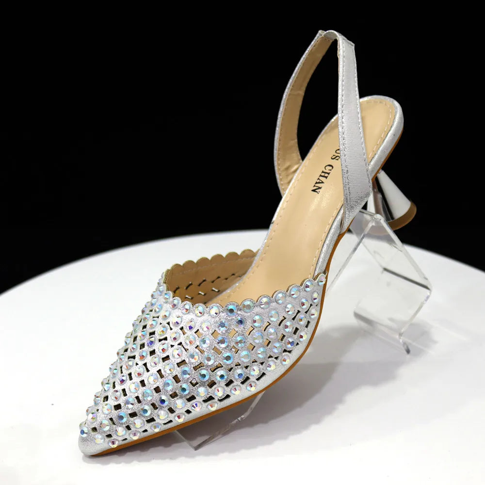 New Diamond Design Shoe and Bag Set ED221