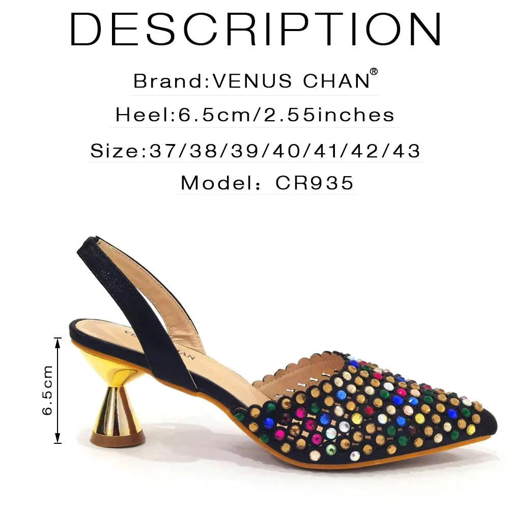 New Diamond Design Shoe and Bag Set ED221