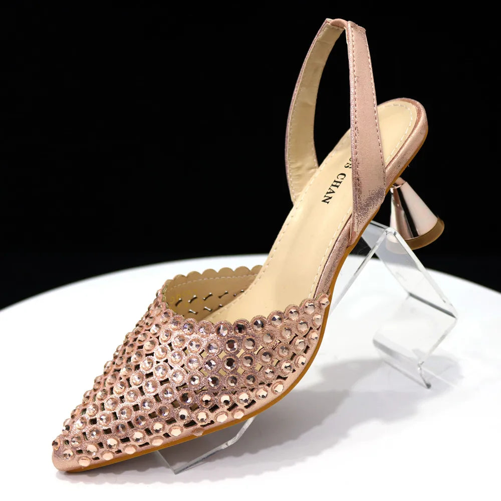 New Diamond Design Shoe and Bag Set ED221