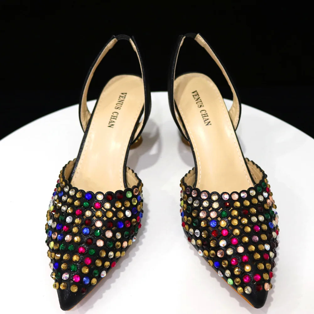 New Diamond Design Shoe and Bag Set ED221